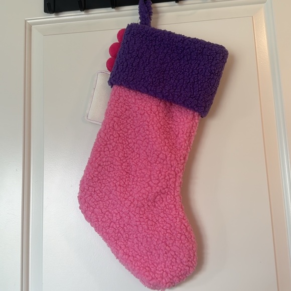 Crayola Stocking Pink/Purple Sherpa Holiday Decor Stocking - Picture 2 of 5